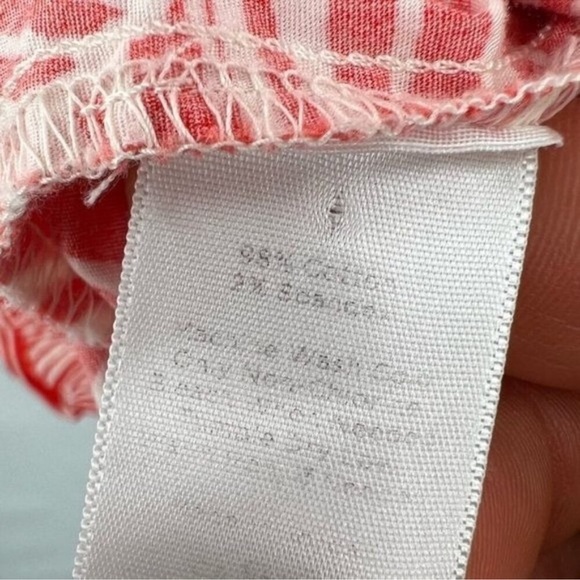 Talbots women’s red and white leafy belted wrap dress 4P - Picture 7 of 7